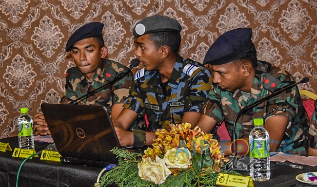 SLAF
REGIMENT OFFICER CADETS TAKE PART IN A JOINT EXERCISE WITH SL ARMY
OFFICER CADETS