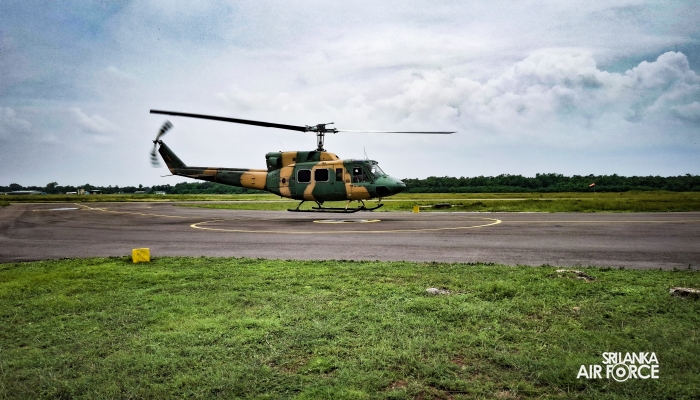 SLAF BELL 212 TRANSPORTS A/L ANSWER SCRIPTS FROM DELFT ISLAND