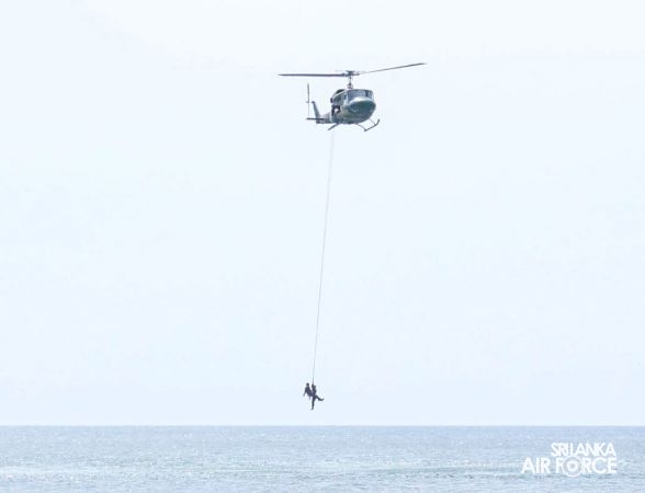 HELICOPTER RESCUE EXERCISE AT PEANUT FARM BEACH