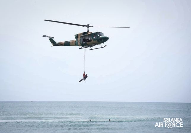 HELICOPTER RESCUE EXERCISE AT PEANUT FARM BEACH