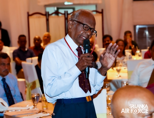COMMANDER
ADDRESSES ANNUAL GENERAL MEETING OF SLAF EX-SERVICEMEN ASSOCIATION