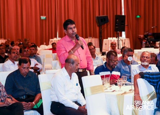 COMMANDER
ADDRESSES ANNUAL GENERAL MEETING OF SLAF EX-SERVICEMEN ASSOCIATION