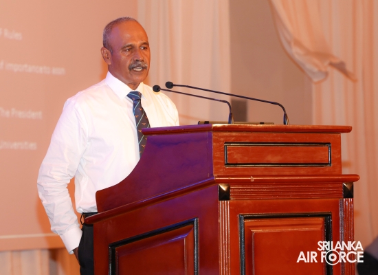 COMMANDER
ADDRESSES ANNUAL GENERAL MEETING OF SLAF EX-SERVICEMEN ASSOCIATION
