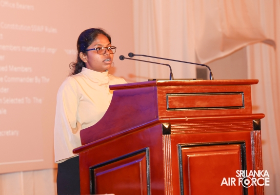 COMMANDER
ADDRESSES ANNUAL GENERAL MEETING OF SLAF EX-SERVICEMEN ASSOCIATION