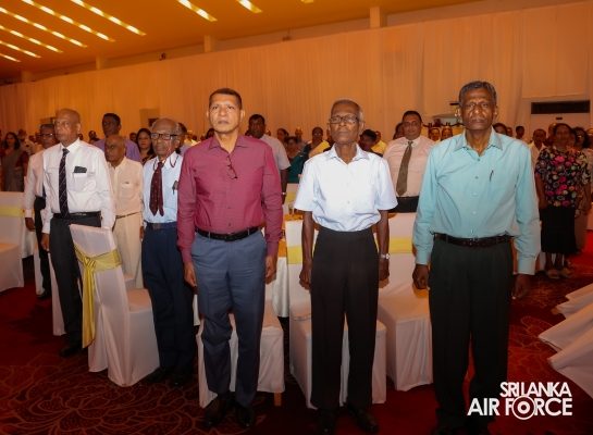 COMMANDER
ADDRESSES ANNUAL GENERAL MEETING OF SLAF EX-SERVICEMEN ASSOCIATION