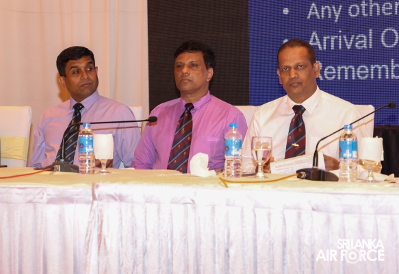 COMMANDER
ADDRESSES ANNUAL GENERAL MEETING OF SLAF EX-SERVICEMEN ASSOCIATION