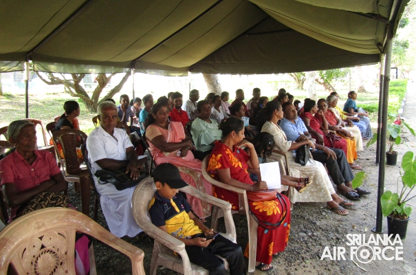 EYE CLINIC
AND READING GLASSES DONATION BY SLAF STATION WEERAWILA