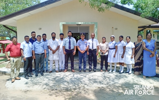 EYE CLINIC
AND READING GLASSES DONATION BY SLAF STATION WEERAWILA