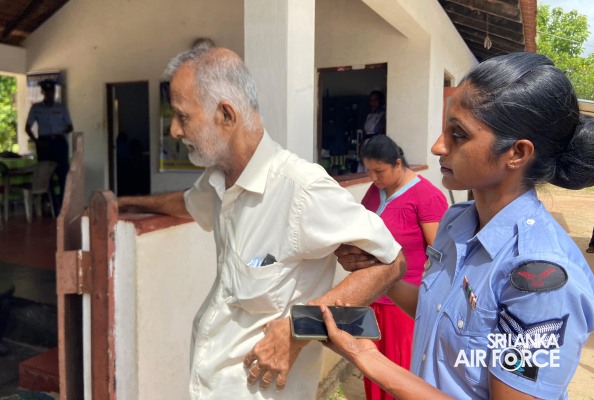 EYE CLINIC AND FREE DISTRIBUTION OF READING GLASSES AT SLAF STATION PALAVI