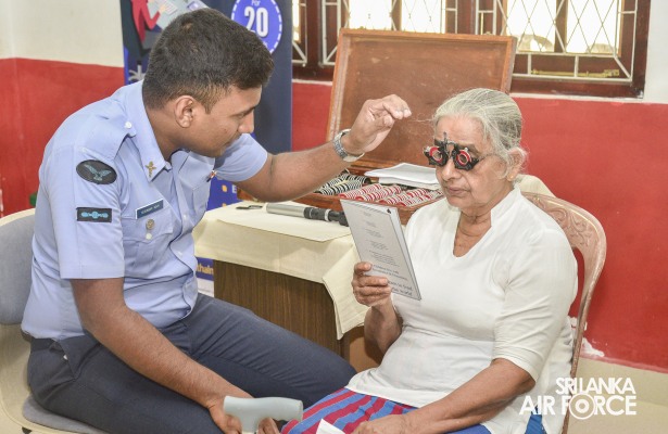 SLAF ACADEMY CHINA BAY CONDUCTED AN EYE SCREENING CAMPAIGN