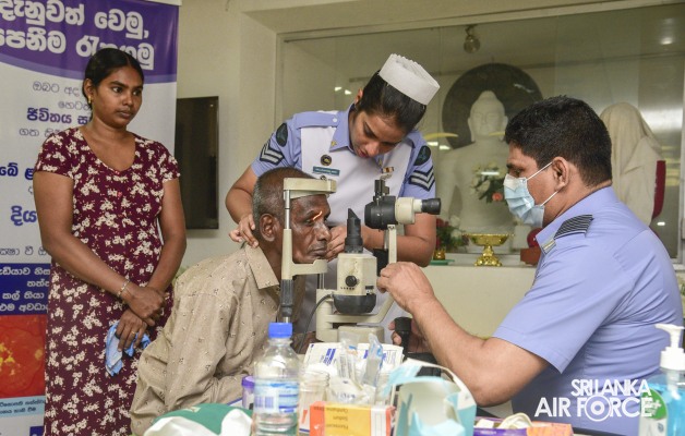 SLAF ACADEMY CHINA BAY CONDUCTED AN EYE SCREENING CAMPAIGN