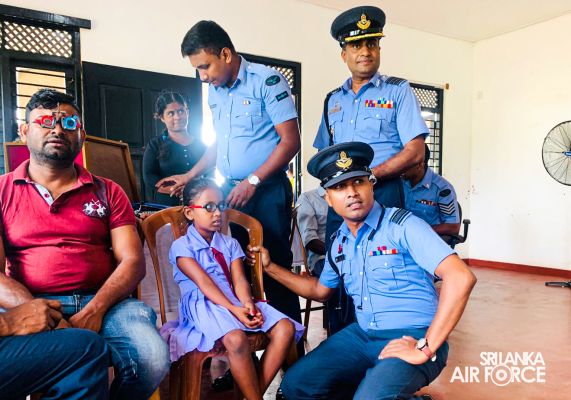 EYE
CLINIC CAMPAIGN AT SLAF STATION MULLAITIVU