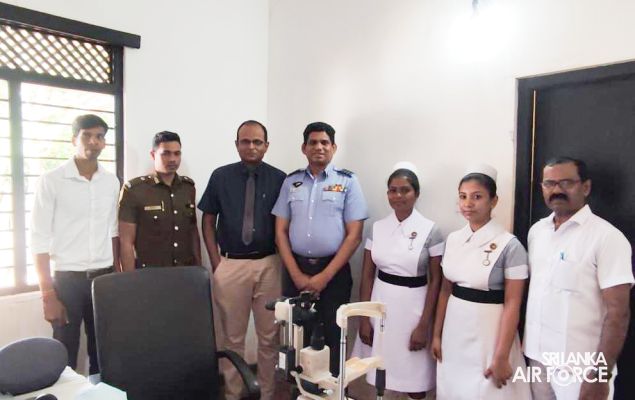 EYE
CLINIC CAMPAIGN AT SLAF STATION MULLAITIVU