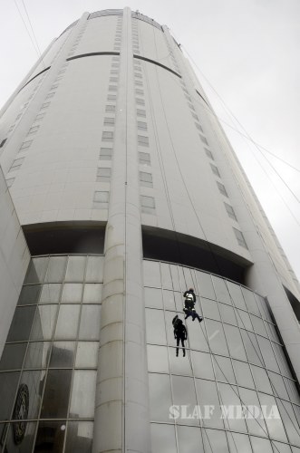 SLAF Assists to Conduct Fire Drill at Bank of Ceylon