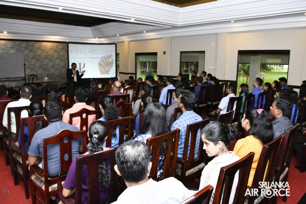 SLAF BASE KATUNAYAKE HOSTS A WORKSHOP ON ENHANCING FAMILY RELATIONSHIPS AND WELL-BEING