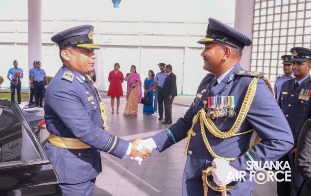 AIR VICE MARSHAL T A D R SENANAYAKE BIDS ADIEU TO THE
SRI LANKA AIR FORCE