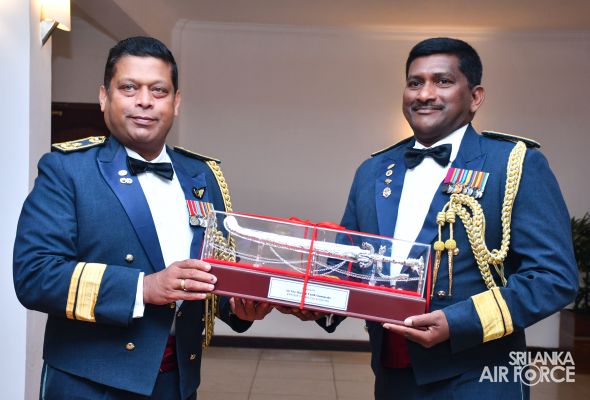 AIR VICE MARSHAL T A D R SENANAYAKE BIDS ADIEU TO THE
SRI LANKA AIR FORCE