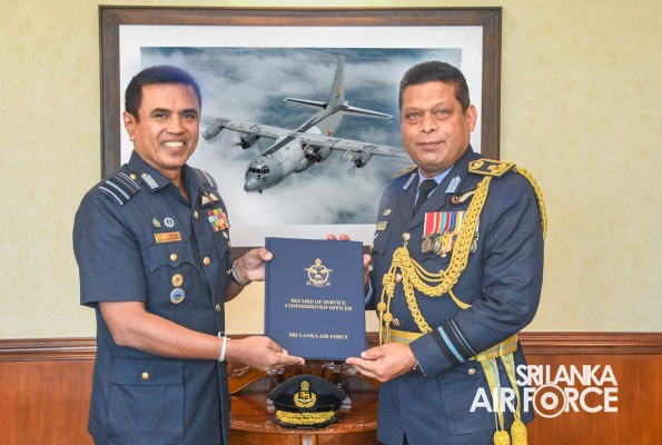 AIR VICE MARSHAL T A D R SENANAYAKE BIDS ADIEU TO THE
SRI LANKA AIR FORCE