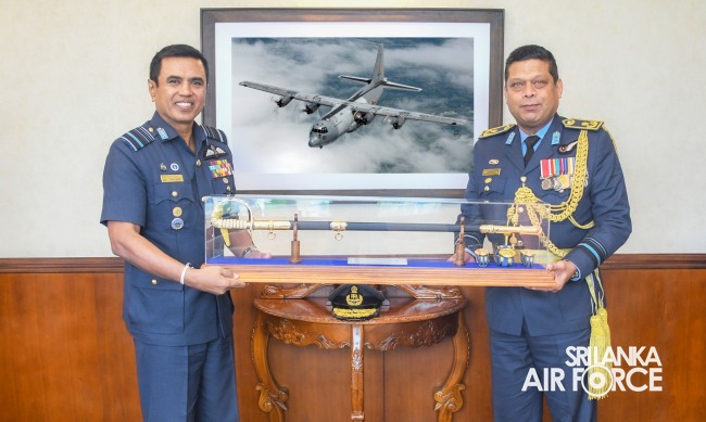 AIR VICE MARSHAL T A D R SENANAYAKE BIDS ADIEU TO THE
SRI LANKA AIR FORCE