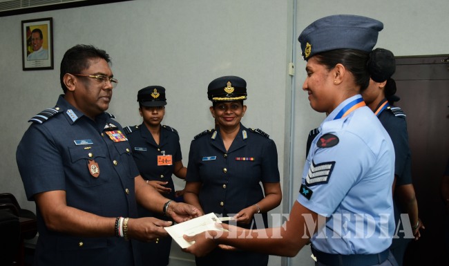 SLAF Felicitates Carrom and Netball Players