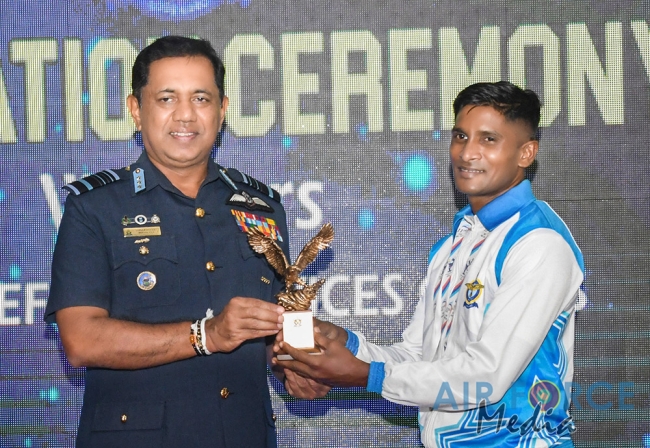 OUTSTANDING SPORTS ACHIEVERS OF 2021 FELICITATED BY THE COMMANDER