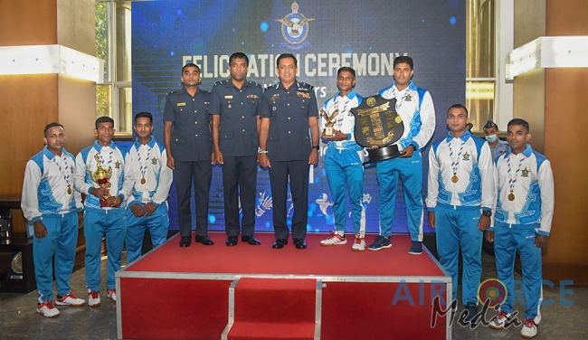 OUTSTANDING SPORTS ACHIEVERS OF 2021 FELICITATED BY THE COMMANDER