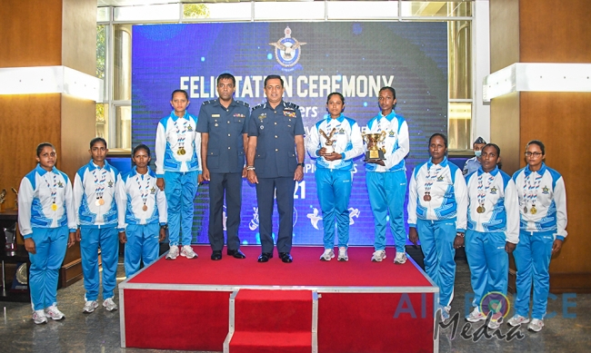 OUTSTANDING SPORTS ACHIEVERS OF 2021 FELICITATED BY THE COMMANDER