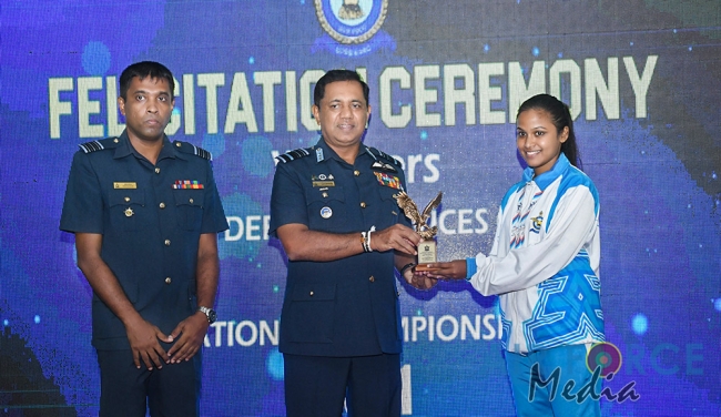 OUTSTANDING SPORTS ACHIEVERS OF 2021 FELICITATED BY THE COMMANDER