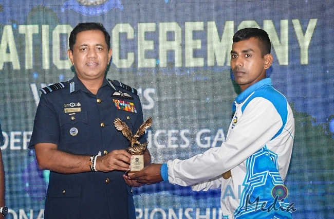 OUTSTANDING SPORTS ACHIEVERS OF 2021 FELICITATED BY THE COMMANDER