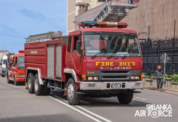 SLAF CONDUCTS A FIRE AND RESCUE DRILL AT THE CENTRAL BANK OF SRI LANKA