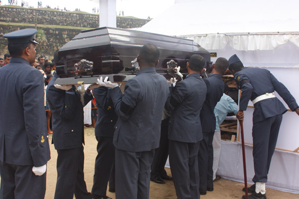Final Journey of Squadron Leader Monath Perera