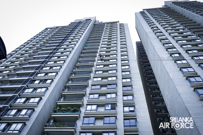 SLAF CONDUCTS HIGH-RISE BUILDING FIRE EVACUATION AND RESCUE DRILL AT HAVELOCK CITY