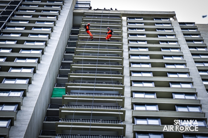 SLAF CONDUCTS HIGH-RISE BUILDING FIRE EVACUATION AND RESCUE DRILL AT HAVELOCK CITY