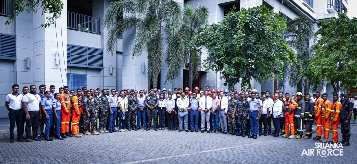 SLAF CONDUCTS HIGH-RISE BUILDING FIRE EVACUATION AND RESCUE DRILL AT HAVELOCK CITY
