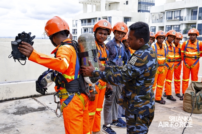 SLAF CONDUCTS HIGH-RISE BUILDING FIRE EVACUATION AND RESCUE DRILL AT HAVELOCK CITY