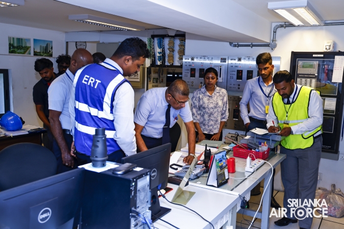 SLAF CONDUCTS HIGH-RISE BUILDING FIRE EVACUATION AND RESCUE DRILL AT HAVELOCK CITY