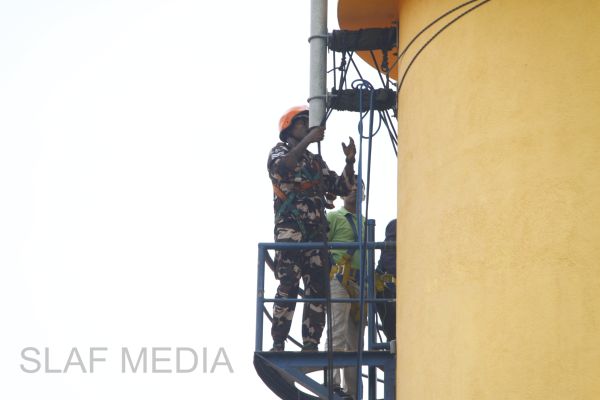 මිලේනියම් ඉන්ෆොර්මේෂන් ගොඩනැගිල්ලේදී ගිණි නිවීමේ හා ජීවිත ගලවා ගැනීමේ පුහුණු වැඩසටහන සාර්ථකව නිමකෙරේ