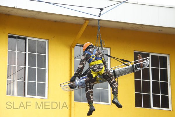 මිලේනියම් ඉන්ෆොර්මේෂන් ගොඩනැගිල්ලේදී ගිණි නිවීමේ හා ජීවිත ගලවා ගැනීමේ පුහුණු වැඩසටහන සාර්ථකව නිමකෙරේ