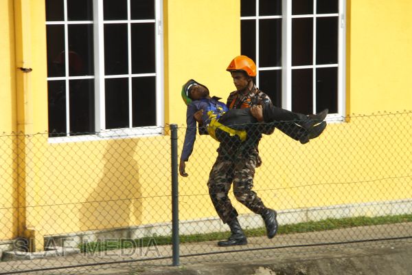 මිලේනියම් ඉන්ෆොර්මේෂන් ගොඩනැගිල්ලේදී ගිණි නිවීමේ හා ජීවිත ගලවා ගැනීමේ පුහුණු වැඩසටහන සාර්ථකව නිමකෙරේ