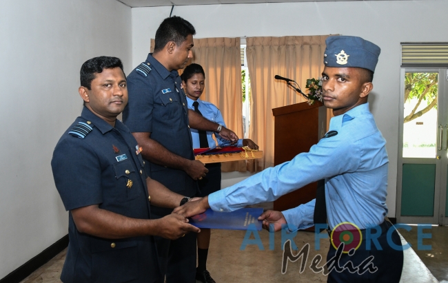 Certificate awarding ceremony of Fire Fighter Basic Course