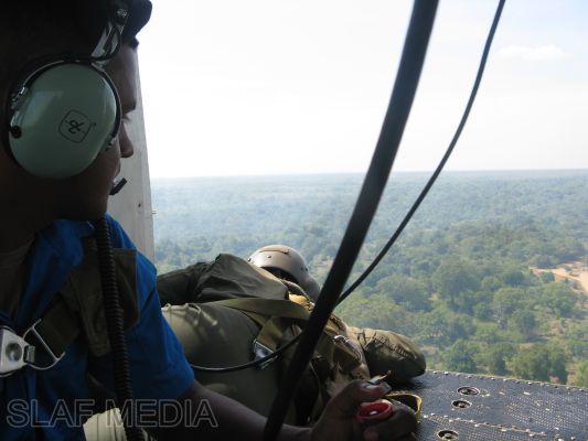 SLAF Helicopters in Action
