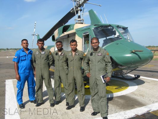 SLAF Helicopters in Action