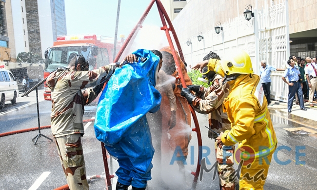 SLAF Assist to Conduct Fire and Rescue Drill at Central Bank