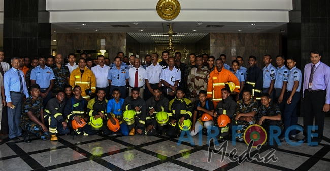 SLAF Assist to Conduct Fire and Rescue Drill at Central Bank