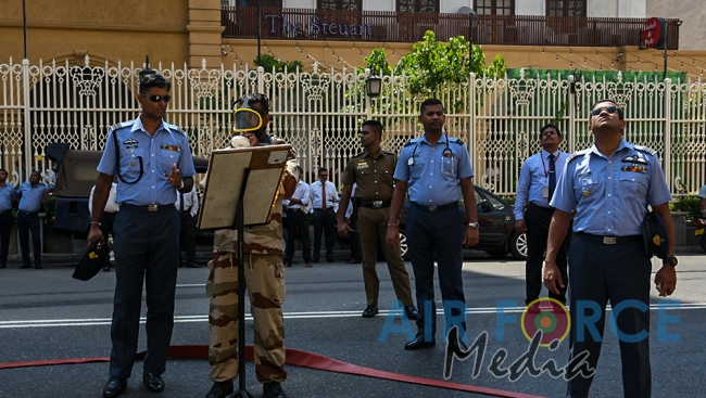 SLAF Assist to Conduct Fire and Rescue Drill at Central Bank