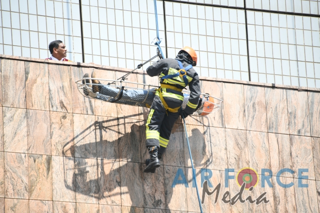 SLAF Assist to Conduct Fire and Rescue Drill at Central Bank