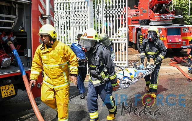 SLAF Assist to Conduct Fire and Rescue Drill at Central Bank