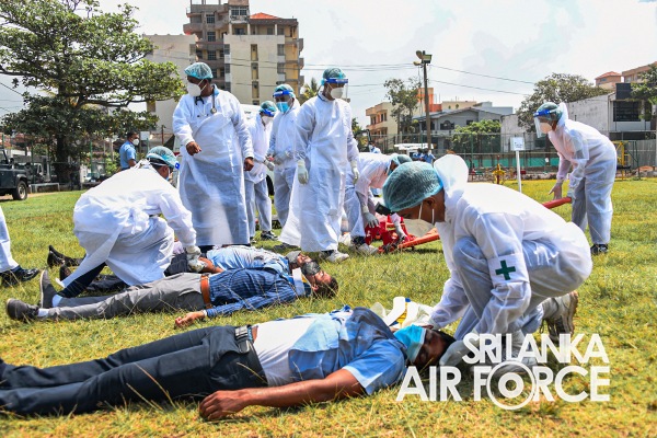 SLAF CONDUCTS AIRCRAFT CRASH EMERGENCY RESPONSE DRILL AT WELLAWATTA