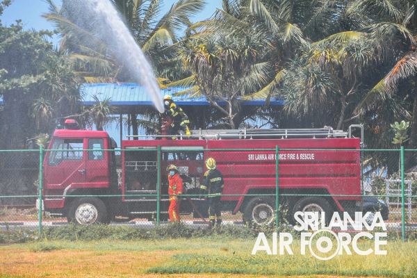 SLAF CONDUCTS AIRCRAFT CRASH EMERGENCY RESPONSE DRILL AT WELLAWATTA