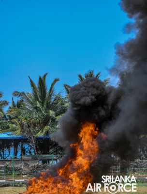 SLAF CONDUCTS AIRCRAFT CRASH EMERGENCY RESPONSE DRILL AT WELLAWATTA